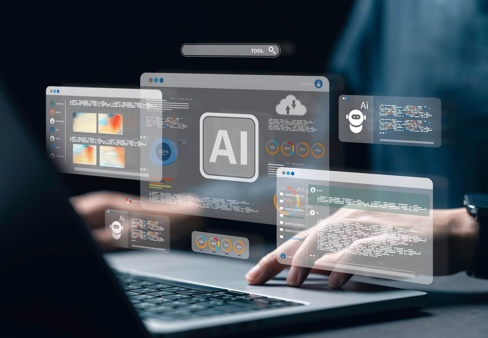 Künstliche Intelligenz für Unternehmen – smarte Automatisierung, Chatbots, Datenanalysen und intelligente Workflows